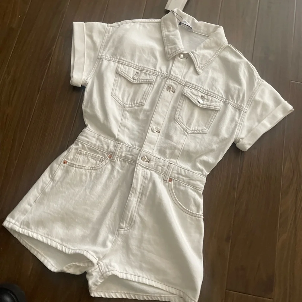 Zara cream romper - Picture 4 of 14